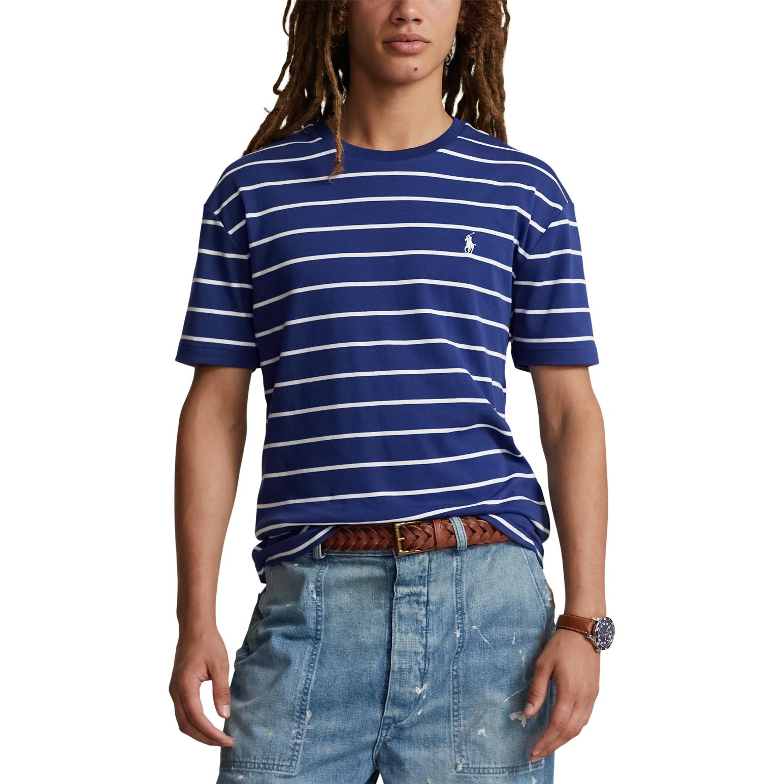 Polo Ralph Lauren Classic Fit Striped Soft Cotton T-Shirt